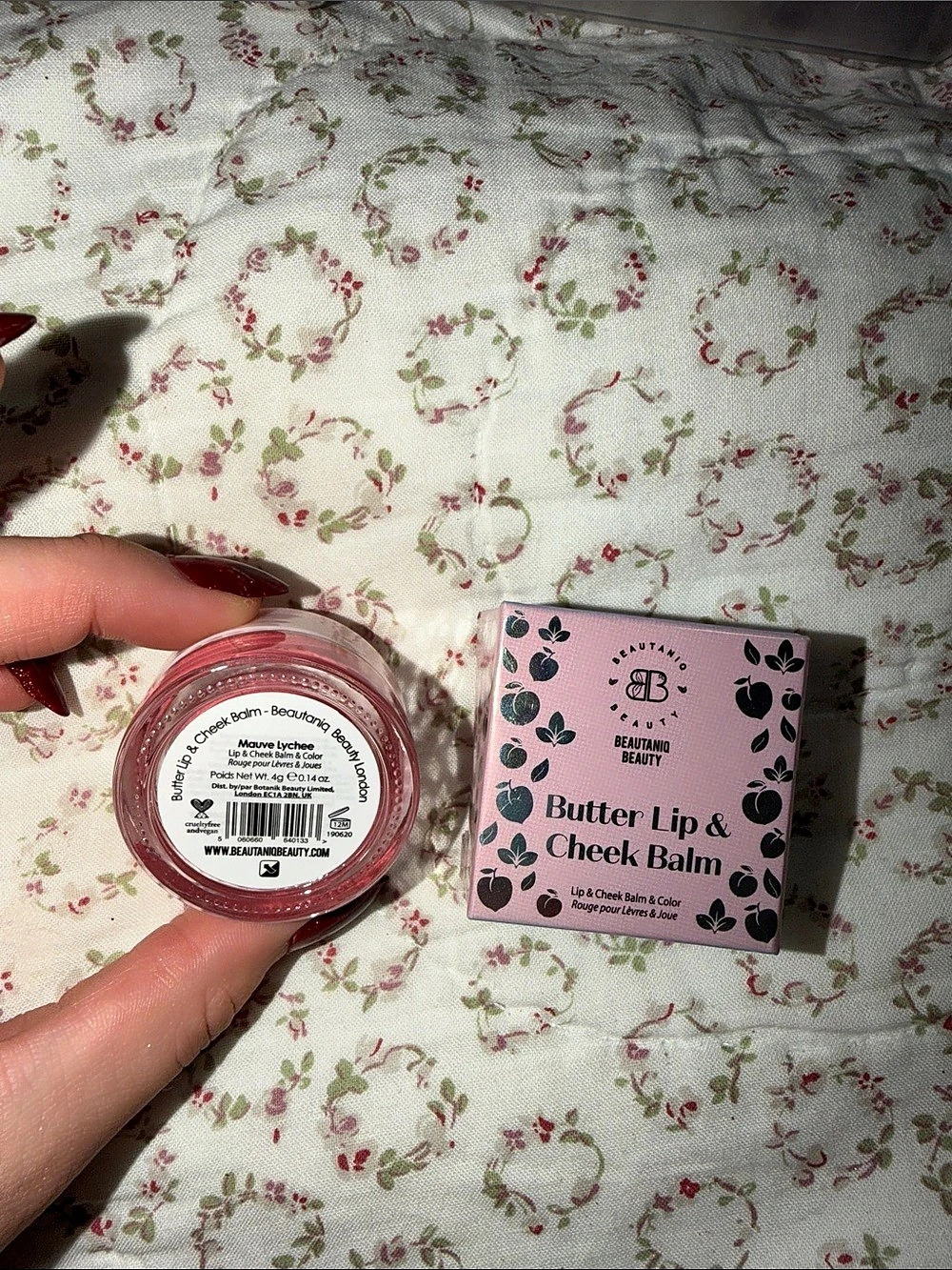 BeautyB Butter Lip & Cheek Balm in Pink NWT